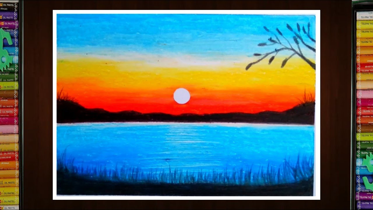 How To Draw Easy Sunset Scenary Drawing For Beginners With Oil Pastel Step By Step Youtube I painted a magnified eye | oil painting time lapse february 14, 2021. how to draw easy sunset scenary drawing for beginners with oil pastel step by step