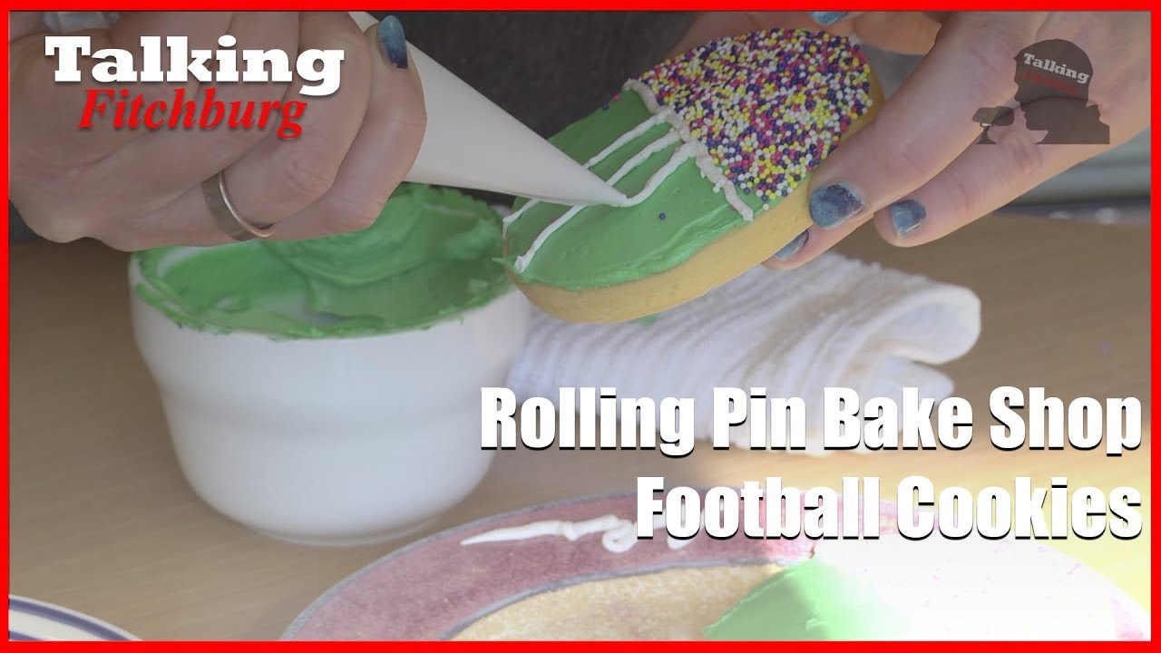 Rolling Pin Bake Shop Football Cookie 10418 YouTube
