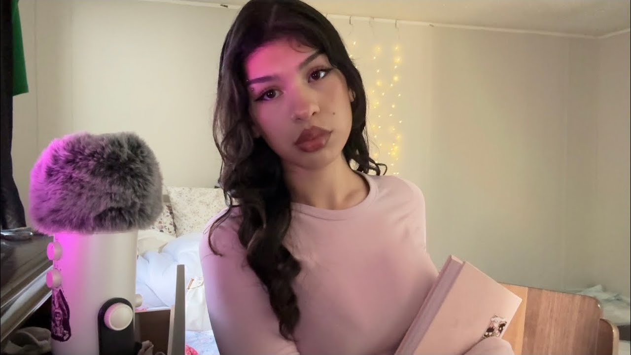 ASMR girl in art class spit paints you (complimenting you)