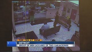 Men wanted in Detroit carjackings