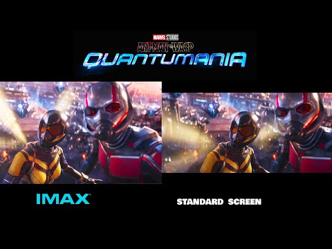 ANT MAN AND THE WASP QUANTUMANIA : IMAX Screen Vs Standard Screen Trailer (4K UL