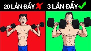 10 Sai lầm thường gặp khi tập gym bạn cần tránh - Cách Tập Thể Hình hiệu quả nhất mau tăng cơ