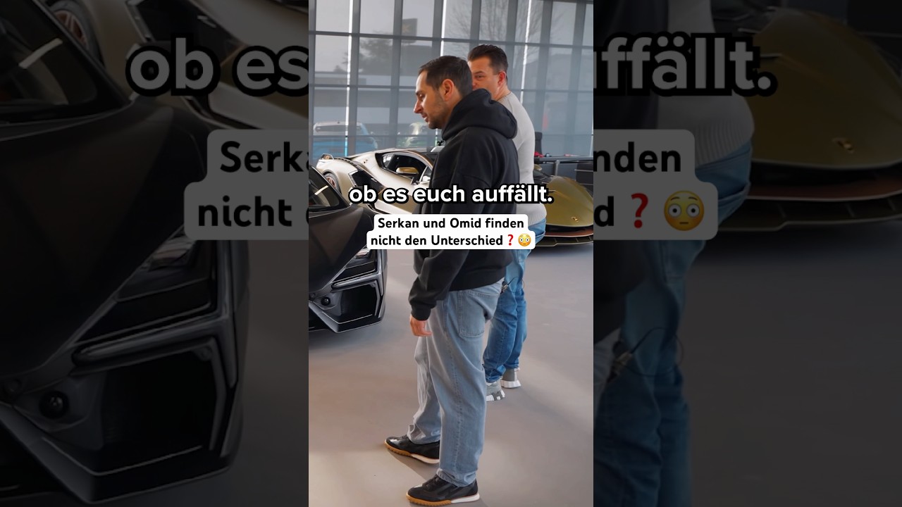 Serkan und Omid finden nicht den Unterschied beim Lamborghini #florianf12 #omidmouazzen