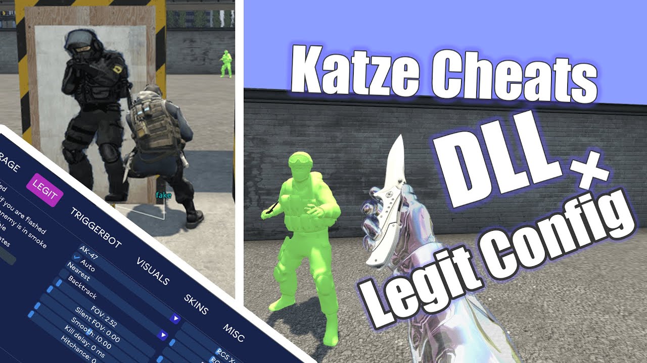 CSGO Free Undetected Legit Cheat: Katze Cheat || Legit AA || Skins ...