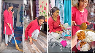 इतन धल कह स आत ह House Cleaning Vlog Indian Mom Saree Indian Vlog 