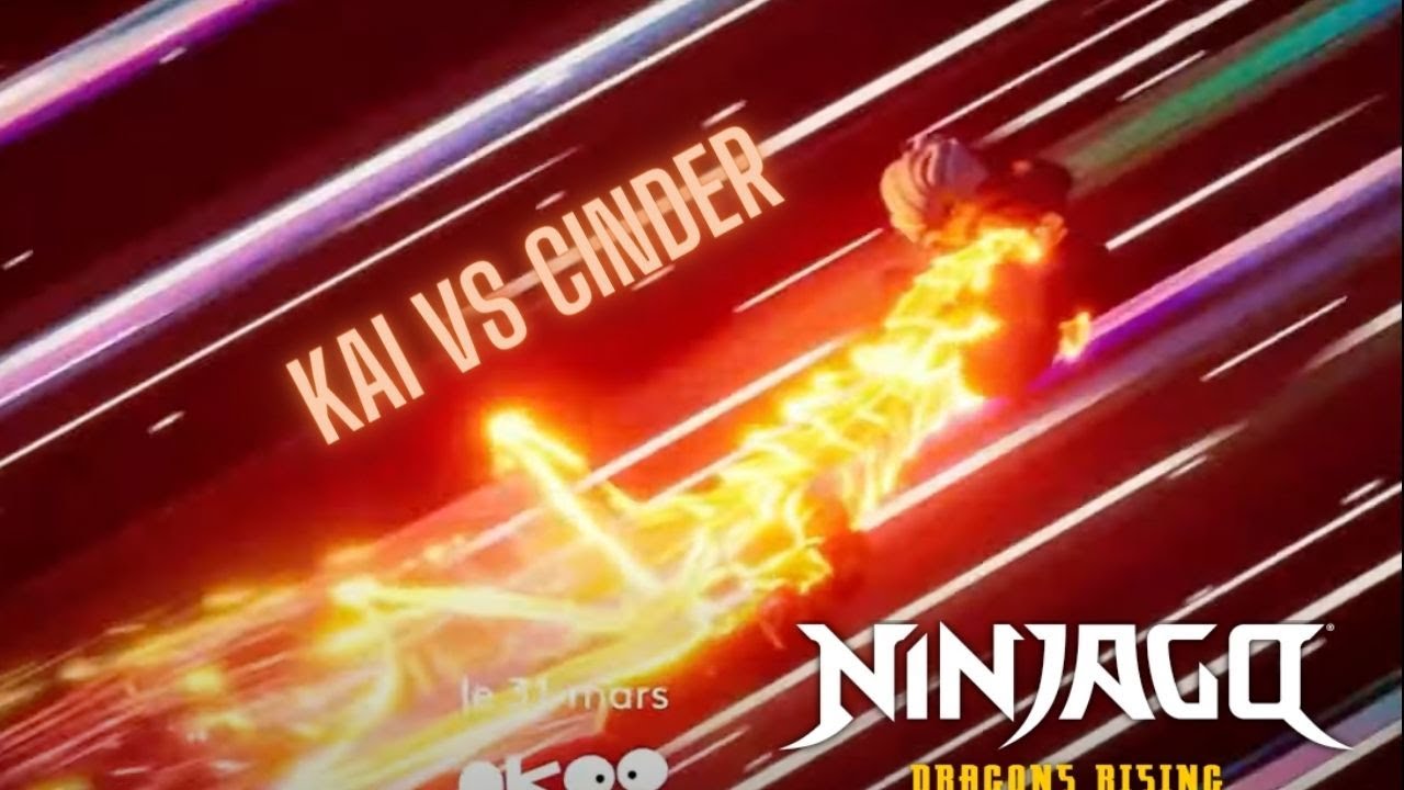 Ninjago Dragons Rising Kai VS Cinder 😱💨🔥 - YouTube