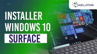 comment installer Windows 10 sur une surface