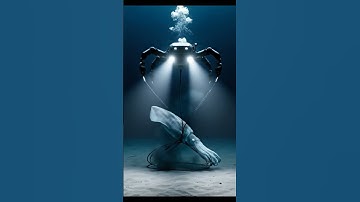 Bioluminescent Squid Meets Deep-Sea Robot 🦑 Sci-Fi Ocean Tech Capture #squid #deepsea #robot #scifi