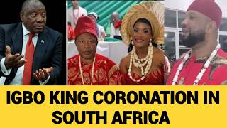An Igbo Man Took A Kingship In South Africa  Igbo King Coronation