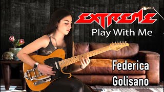 Download Lagu Play With Me - Extreme  -  Guitar cover solo - Federica Golisano 15 Years OLD MP3