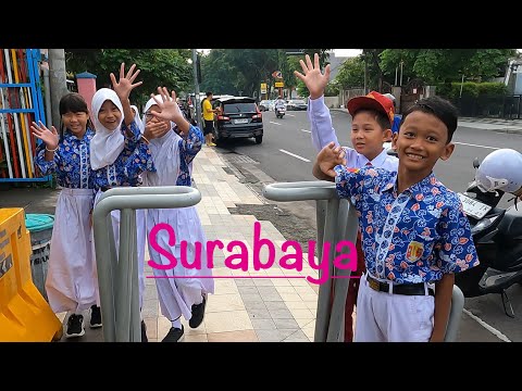 Surabaya, Indonesia 🇮🇩 | Morning walk through the 2nd Largest City in Indonesia |