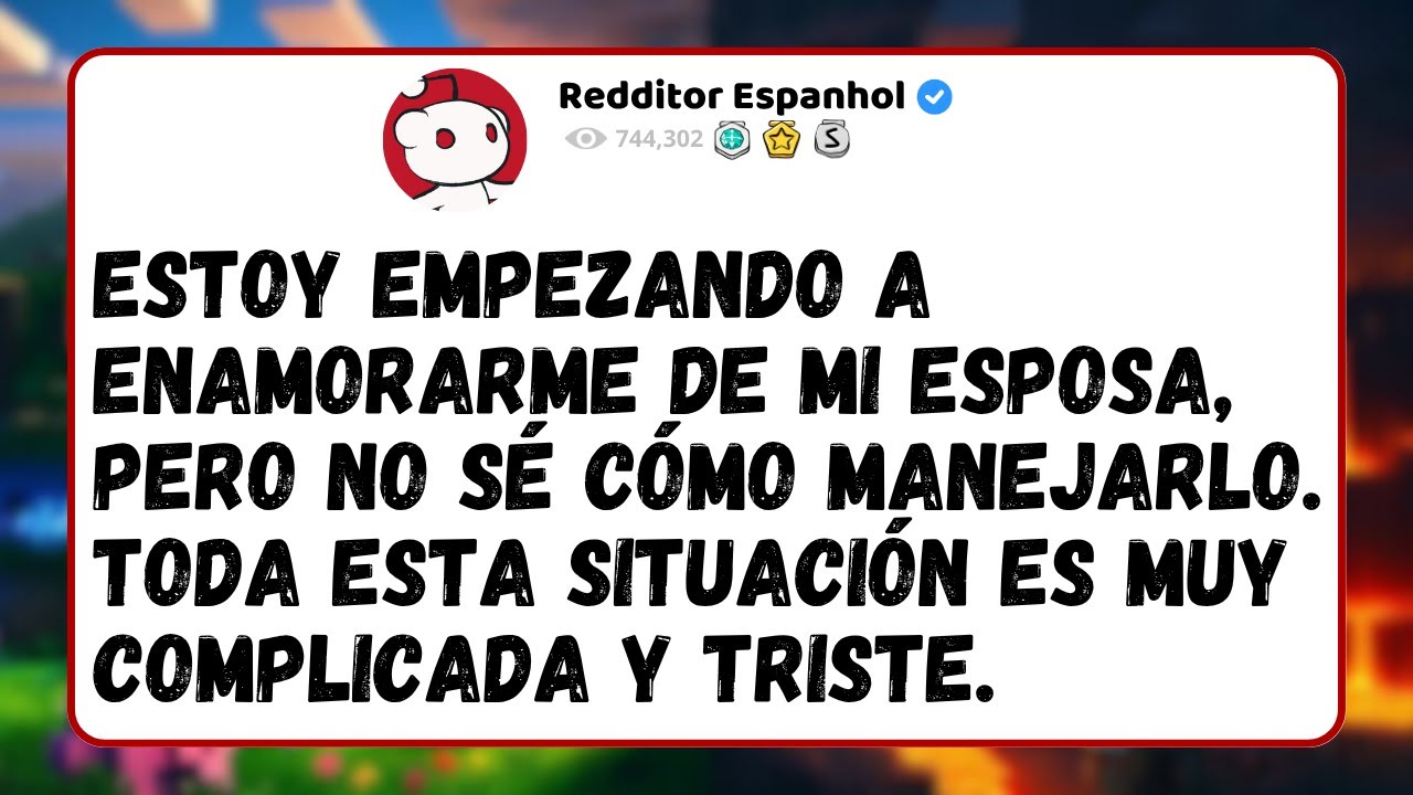 Estoy empezando a enamorarme de mi ESPOSA, pero no sé cómo manejarlo. Toda esta situación es muy..