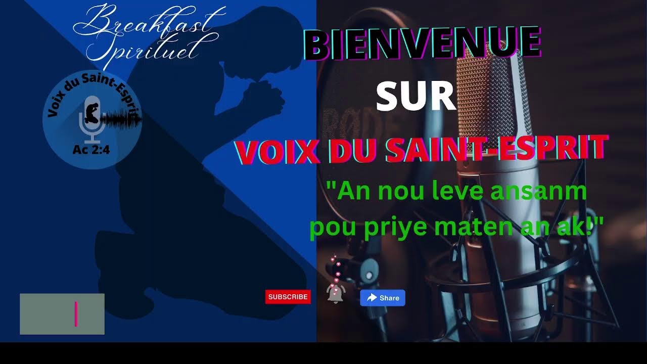 An nou leve pou priye maten  Mercredi 14 Janvier a/ mois de la conquête