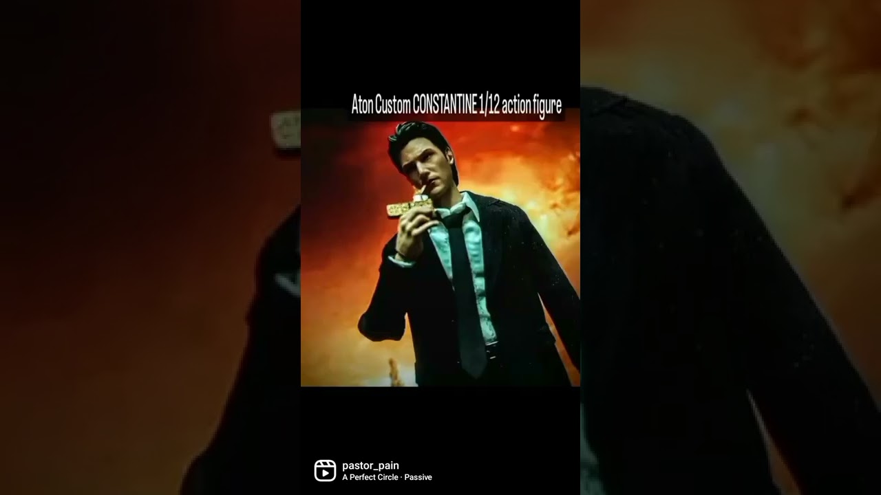 Aton Customs 1/12 scale Constantine action figure (Keanu Reeves Constantine action figure)