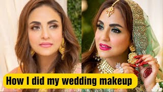 How I did my Wedding makeup myself !!!