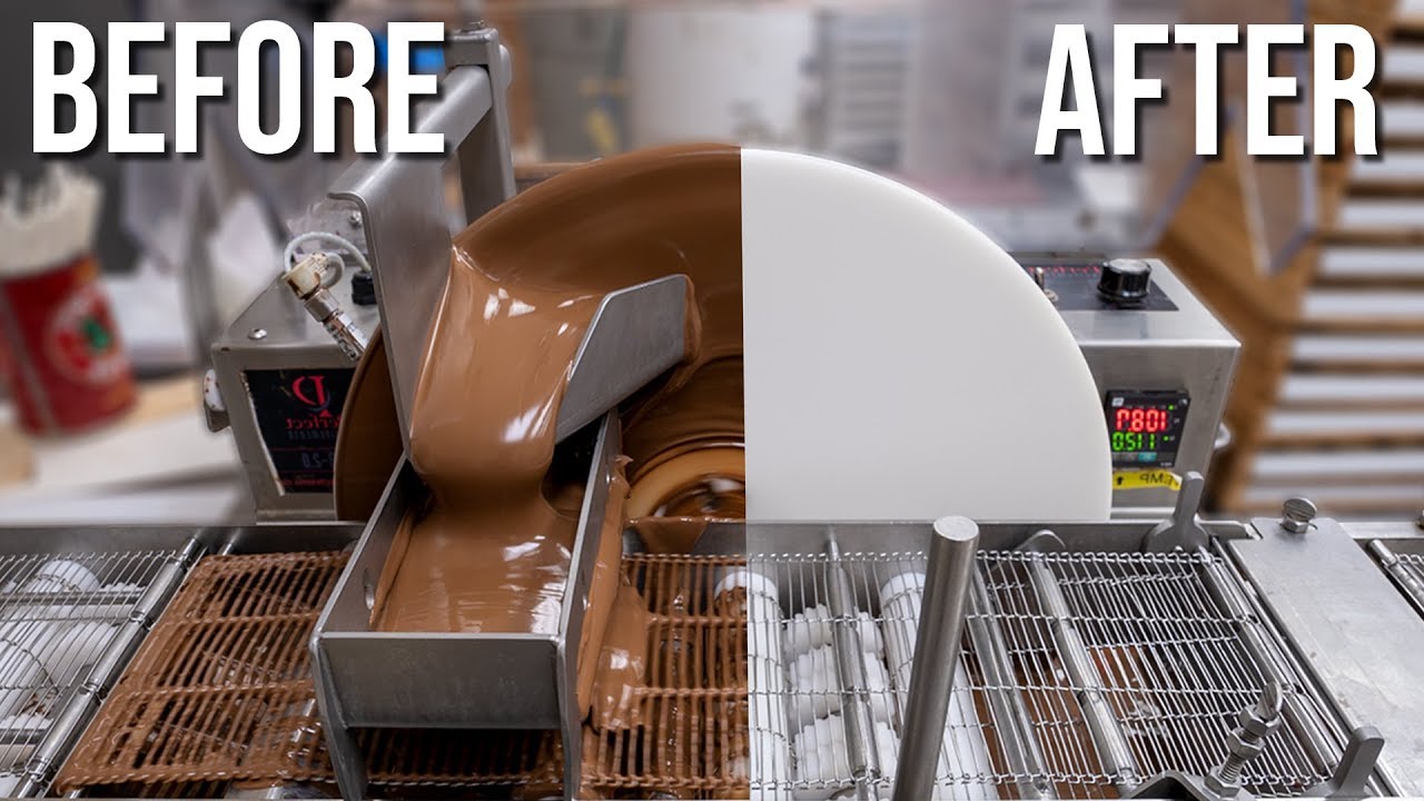 Before and After: Cleaning our Chocolate Enrober (2019)