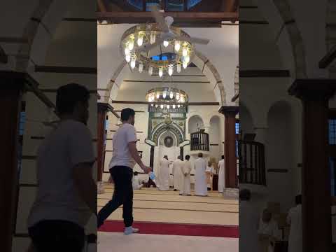 اذان المغرب في مسجد الامام الشافعي بجدة القديمه