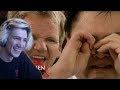 xQc Reacts to Gordon Ramsay making Amateur Chefs QUIT - Hell's Kitchen
