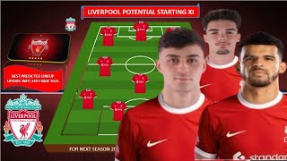Liverpool Transfer News 🆕 Liverpool Potential Starting Lineup Ft Transfer - Transfer Summer 2024