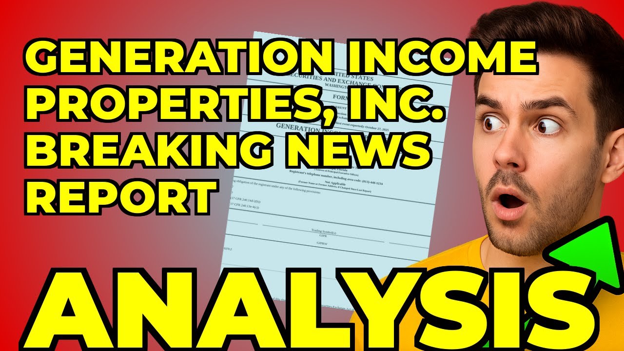 My Key Insight from Generation Income Properties' 8-K Debt Deal