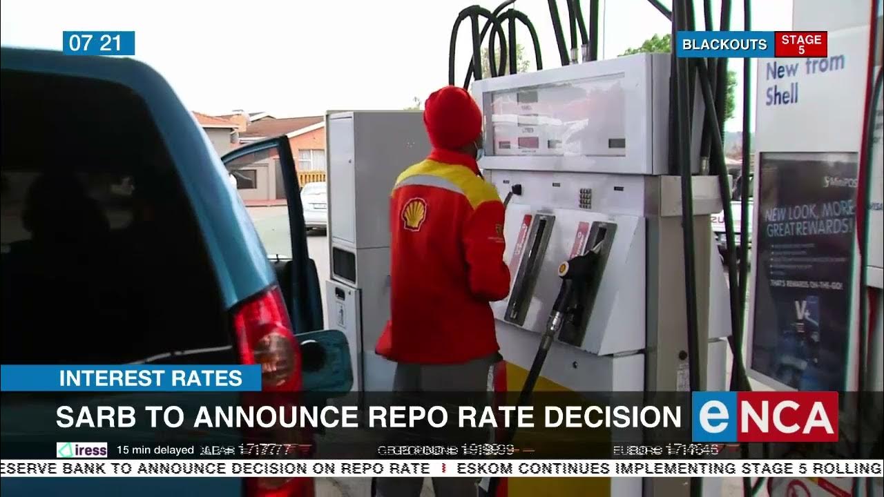 Interest Rates SARB to announce repo rate decision YouTube