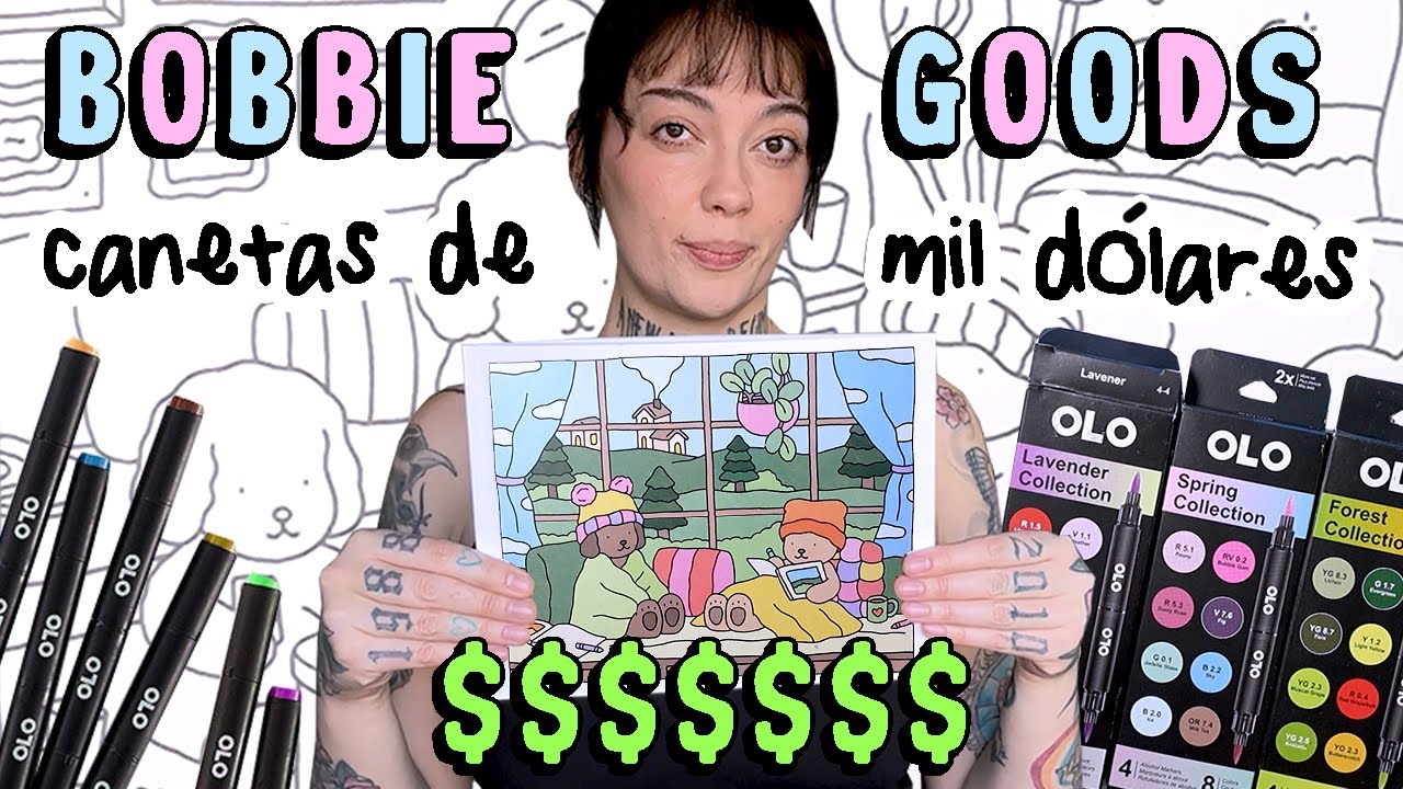 PINTANDO BOBBIE GOODS COM AS NOVAS CANETAS MAIS CARAS DO MUNDO - SERÁ ...