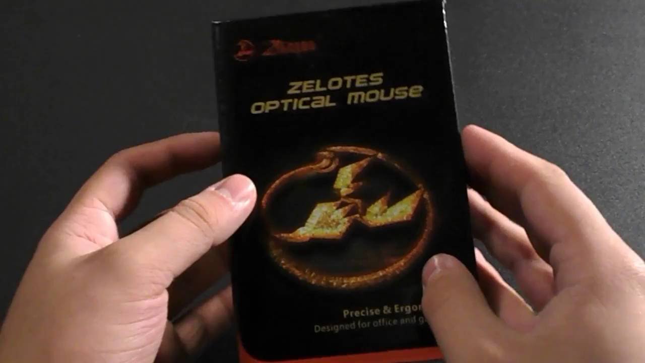 ASMR Silent Unboxing Afunta/Zelotes Optical Gaming Mouse