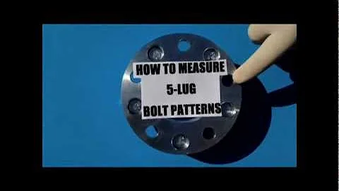 How to measure a 5 lug wheel bolt pattern