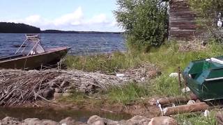 Карелия. Озеро Сямозеро. Катер(Это видео создано с помощью видеоредактора YouTube (http://www.youtube.com/editor), 2014-10-28T07:16:14.000Z)