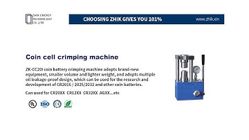 Coin cell crimping machine