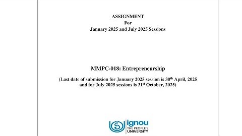 MMPC 018 | Solved assignment | 2025 | IGNOU | MBA |