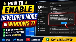 How to Enable Developer Mode in Windows 11 | Turn On Developer Mode
