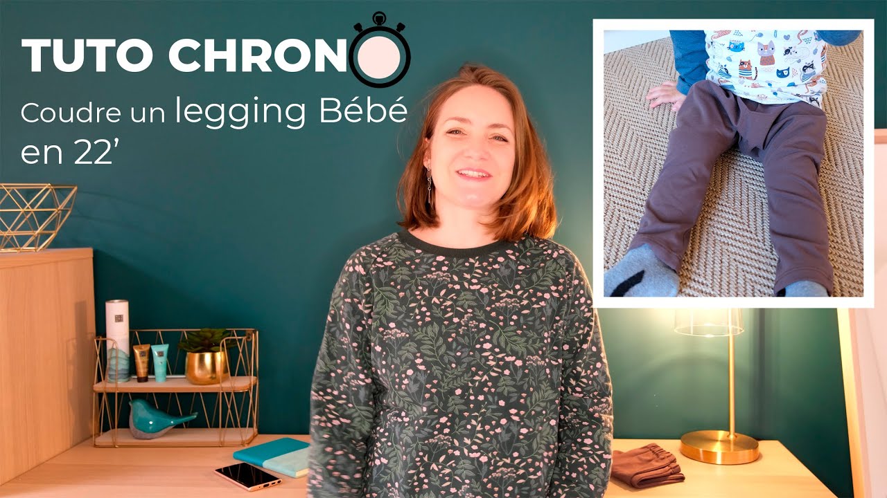 Tuto Chrono - comment coudre un legging Bébé en 22 minutes