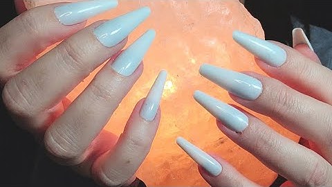 ASMR Aggressive Salt Lamp Scratching | No Talking | Long Nails