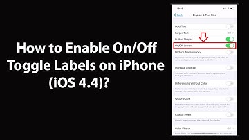 How to Enable On/Off Toggle Labels on iPhone (iOS 4.4)?