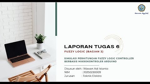 Simulasi Perhitungan Fuzzy Logic Controller berbasis Mikrokontroler Arduino