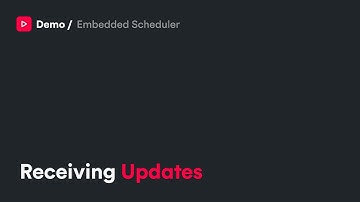 Cronofy Embedded Scheduler - Receiving Updates
