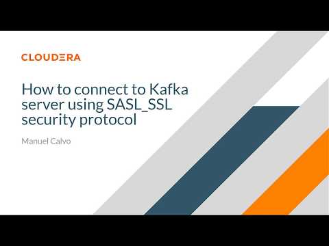 How to connect to Kafka server using SASL SSL protocol