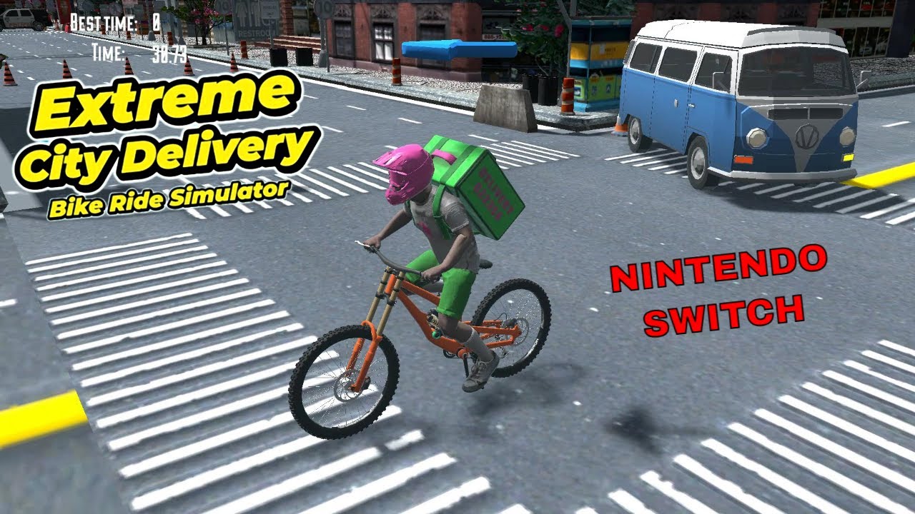 Extreme City Delivery Bike Ride Simulator - Nintendo Switch gameplay release