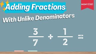 How to Add Fractions with Unlike Denominators | Adding Fractions | Step-by-Step Guide