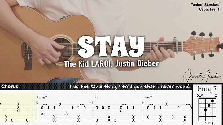 STAY (with Justin Bieber) Guitar version - Guitar performance video thumbnail