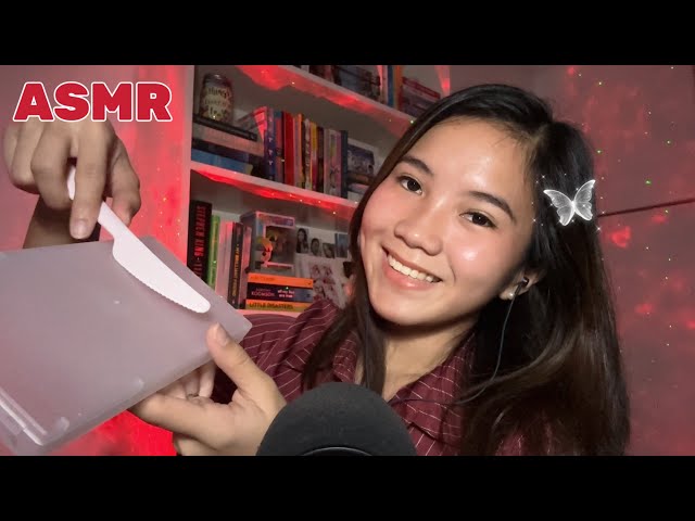 ASMR | cutting you some tingles~ 🔪 | visuals, tapping, whispering