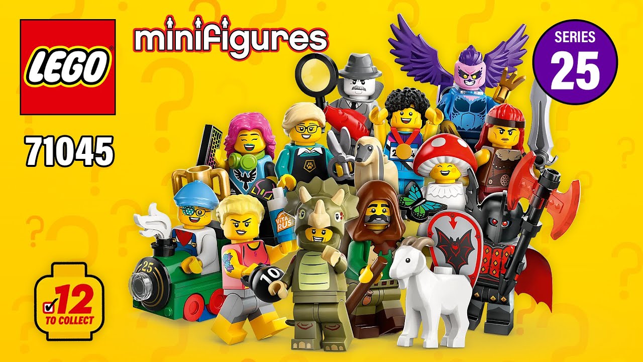 All LEGO Minifigures Series 25 (12in1)[71045] Collecting & Building ...