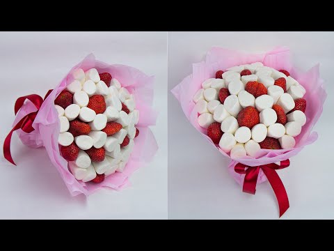 Video: Come Fare Un Mazzo Di Marshmallow E Rose