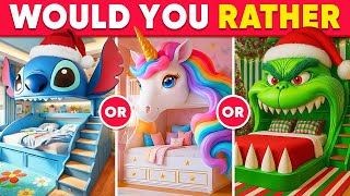 Would You Rather - Build Your Dream Christmas House 🏠🦄✨🎄 Paw Quiz