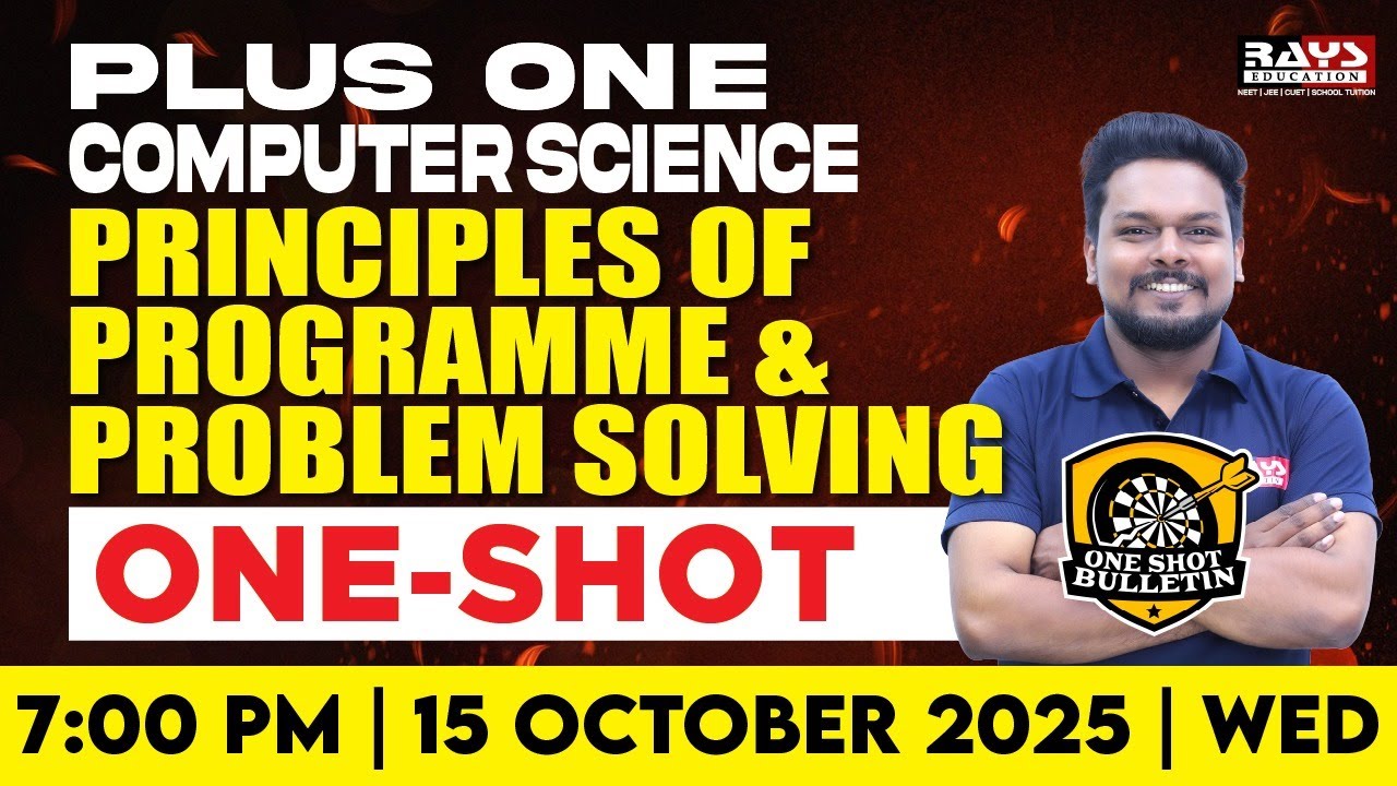 PRINCIPLES OF PROGRAMMING AND PROBLEM SOLVING | COMPUTER SCIENCE | RAYS ...