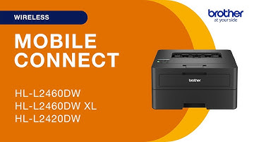 HLL2460DW Connect to a mobile device