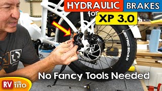 StepByStep Hydraulic Brake Upgrade for LECTRIC XP 3.0 EBike | RV With Tito DIY