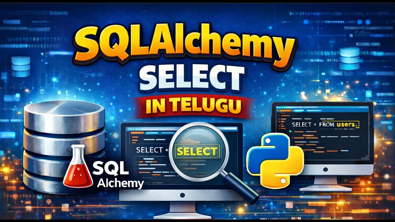SqlAlchemy select in Telugu | Part 8 - YouTube