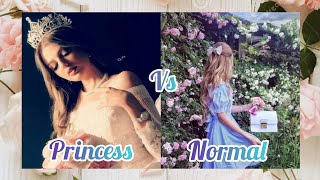 💕Princess 👸vs Normal👩/dress👗/heels👠/hair👧/room🛏/house🏠/watch💖/ring💍@itz_Cute_girl